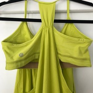 Lululemon Fiesta Green Sports Top Sz 8